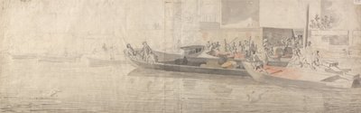 Figures and Boats on the Thames by Samuel Scott